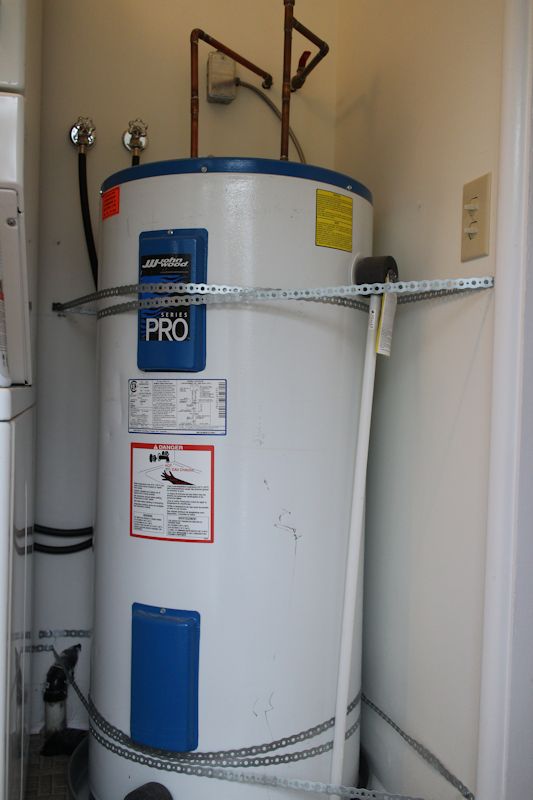 Code Compliant Waterheater Bracing