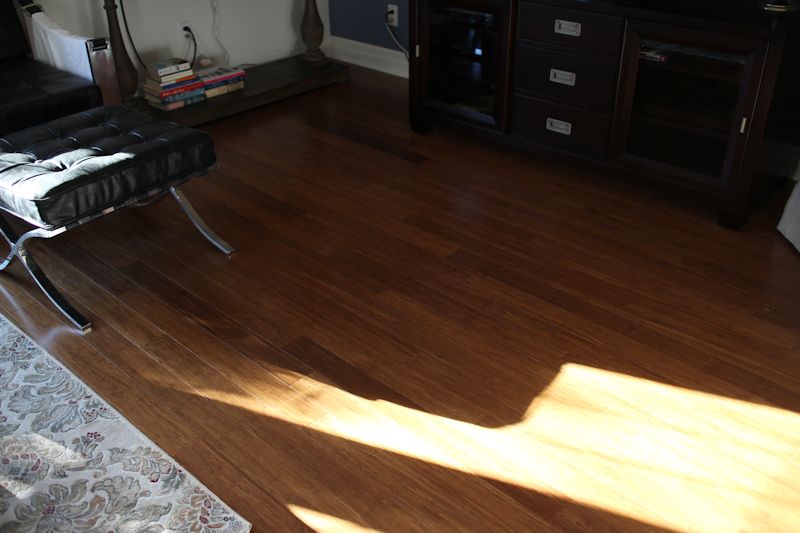 Floating Bamboo Floor Installation